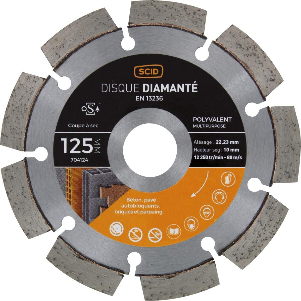 Disco Diamante polivalente profesional scid – Muela Diámetro 125 mm