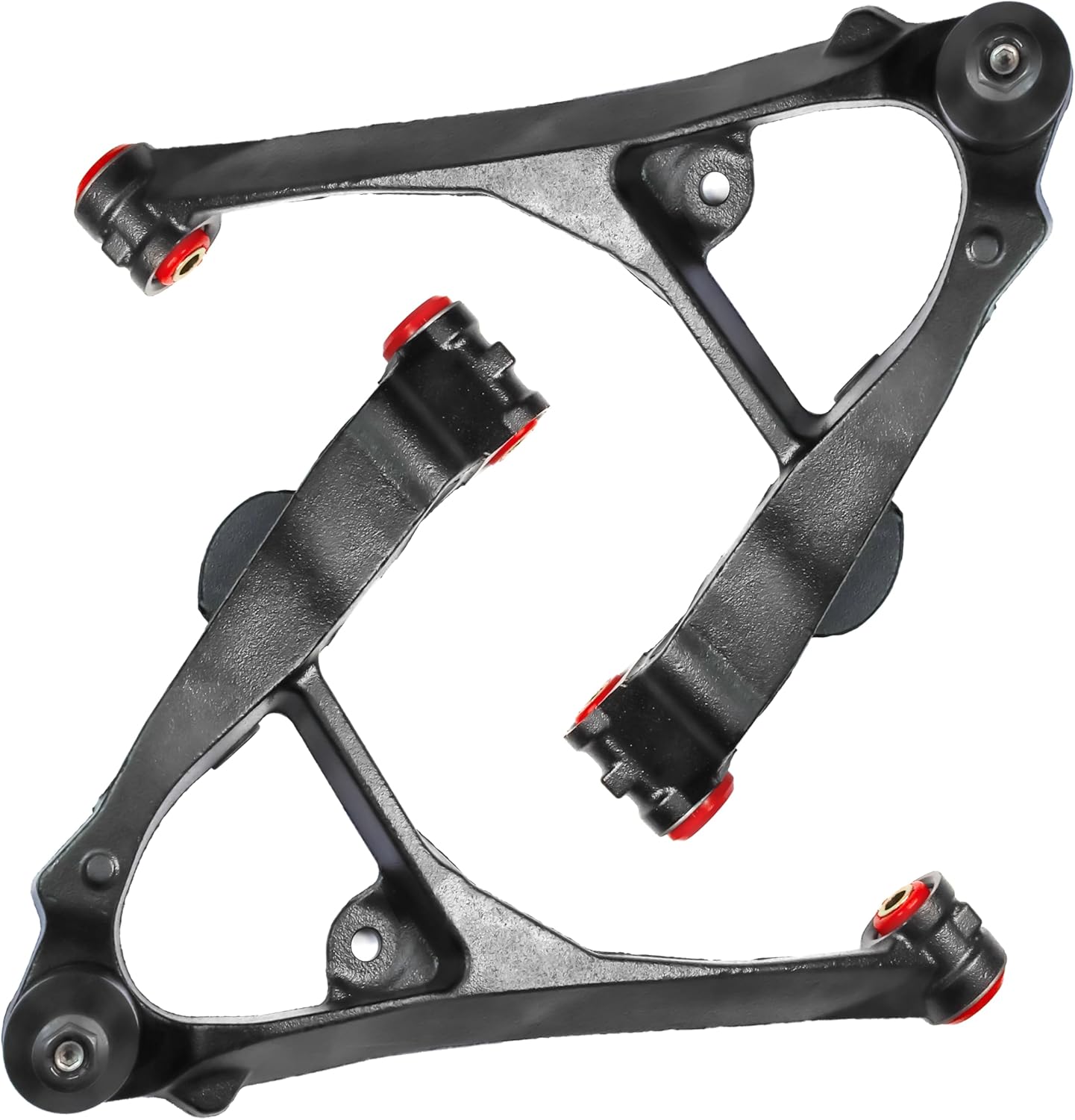 4WD Front Lower Control Arms with Polyurethane Bushings for 1999-2006 Chevy Silverado GMC Sierra 1500, 2000-2006 Suburban 1500 Tahoe Yukon/Yukon XL 1500, 2002-2006 Avalanche 1500 Escalade/Ext