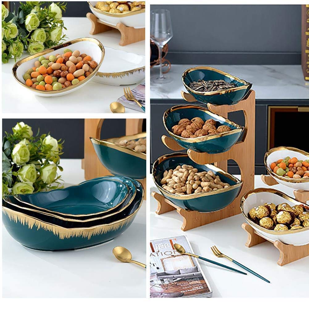 Wdmiya Portafrutta Da Tavolo, Cesto Di Frutta In Metallo, 2 Ripiani