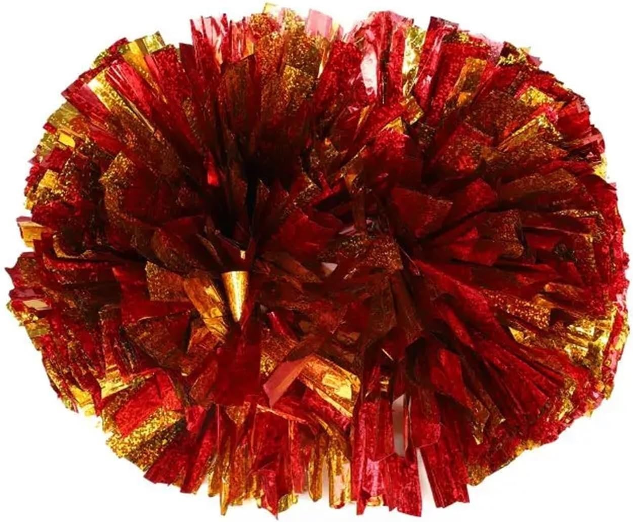 Dance Cheerleading Pompoms, Cheerleading Pom Poms 4 Pcs Multicolor 31cm for Sports Competition Party