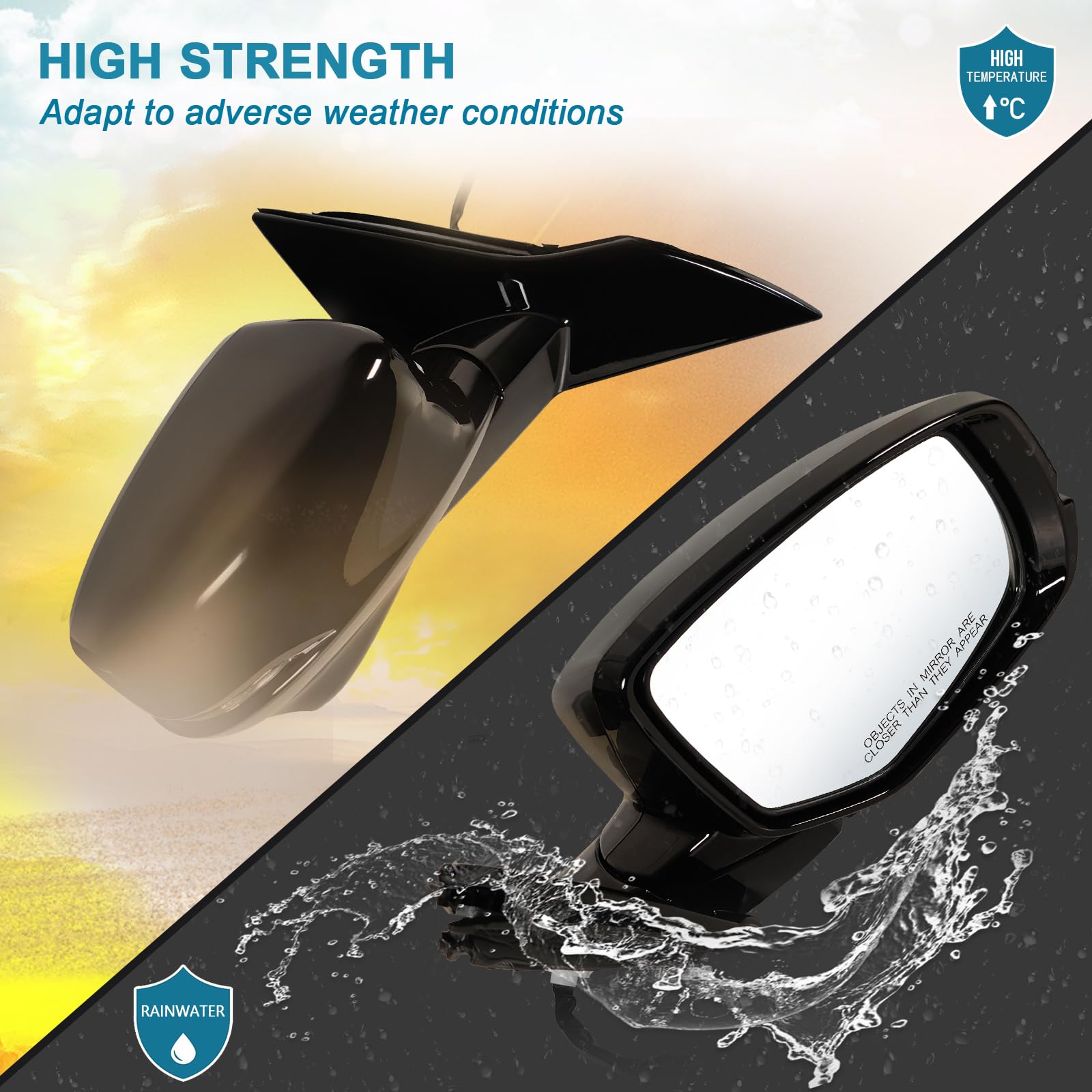 Amazon.com: Lqito Right Passenger side Mirror Fits 2013-2017 Honda