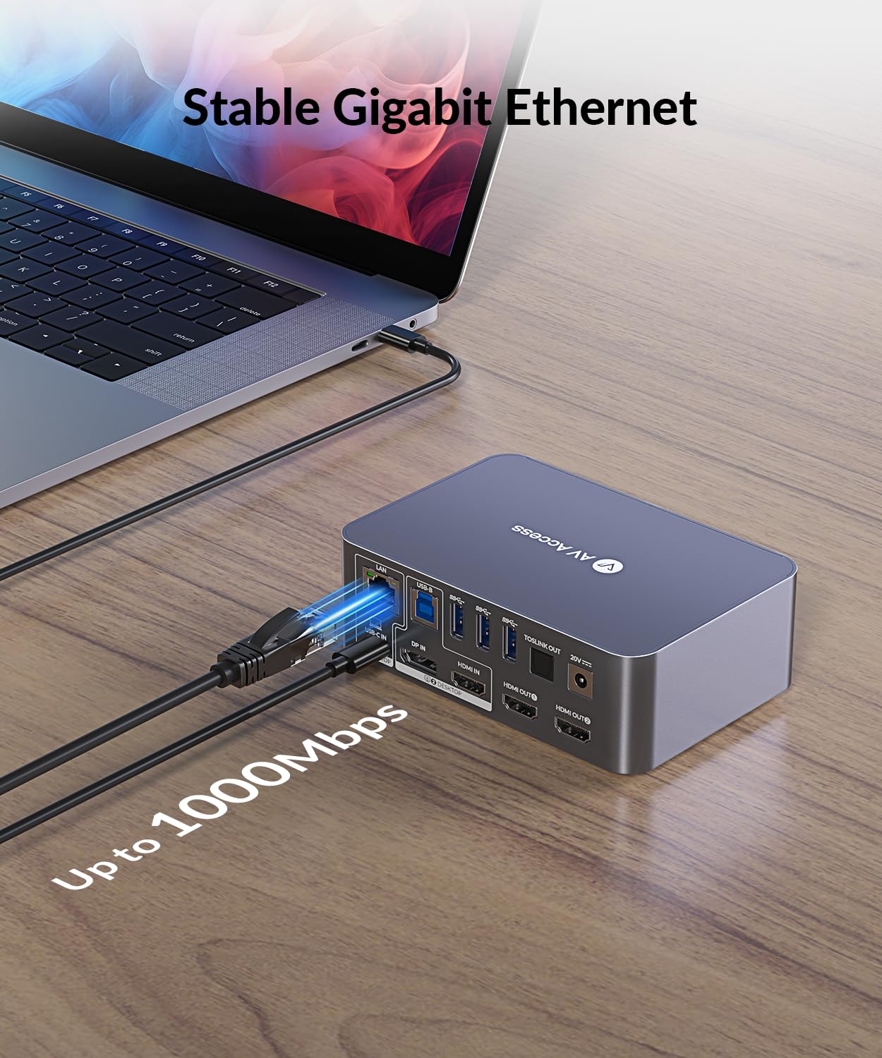 Commutateur KVM USB-C 2-en-1 - Support 8K@60Hz, Charge 100W PD, Transfert 10Gbps - Pour PC/Mac