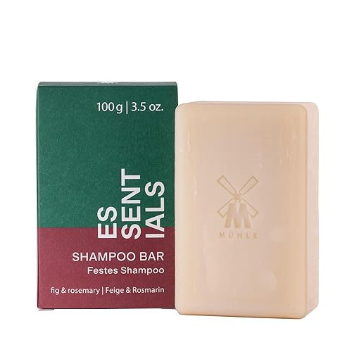 Muhle Essentials - Barra de champú vegano de higos y romero 3.53 oz
