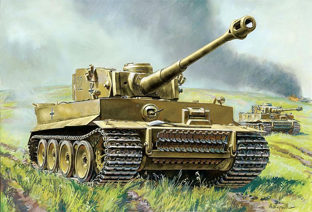 Amazon.com: Zvezda 500786256 – 1: 100 German Heavy Tank Tiger I