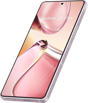ASUS Smartphone Zenfone 12 UltraJapan Official Agency ProductSakura White ZF12U-WH12S256/A compatible with docomo/au/SoftBank/Y!  mobile/ahamo/povo/LINEMO/Rakuten Mobile networks 6.78 inches wide