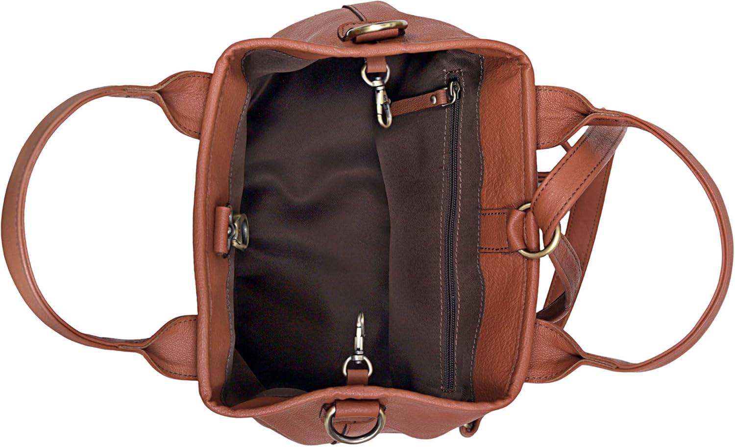 VC VINTAGE COUTURE Leather Tote Bag for Women Leather Bucket Bag Full Grain Leather Shoulder Bags Satchel Handbag Top-handle Bag Designer Tote Bag - Image 5