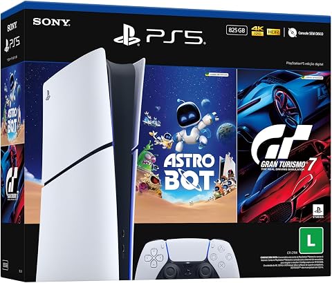 PlayStation 5 Slim Digital 825GB (Astro Bot e Gran Turismo 7)