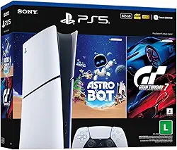 PlayStation®5 Slim Digital 825GB – Pacote ASTRO BOT e Gran Turismo 7