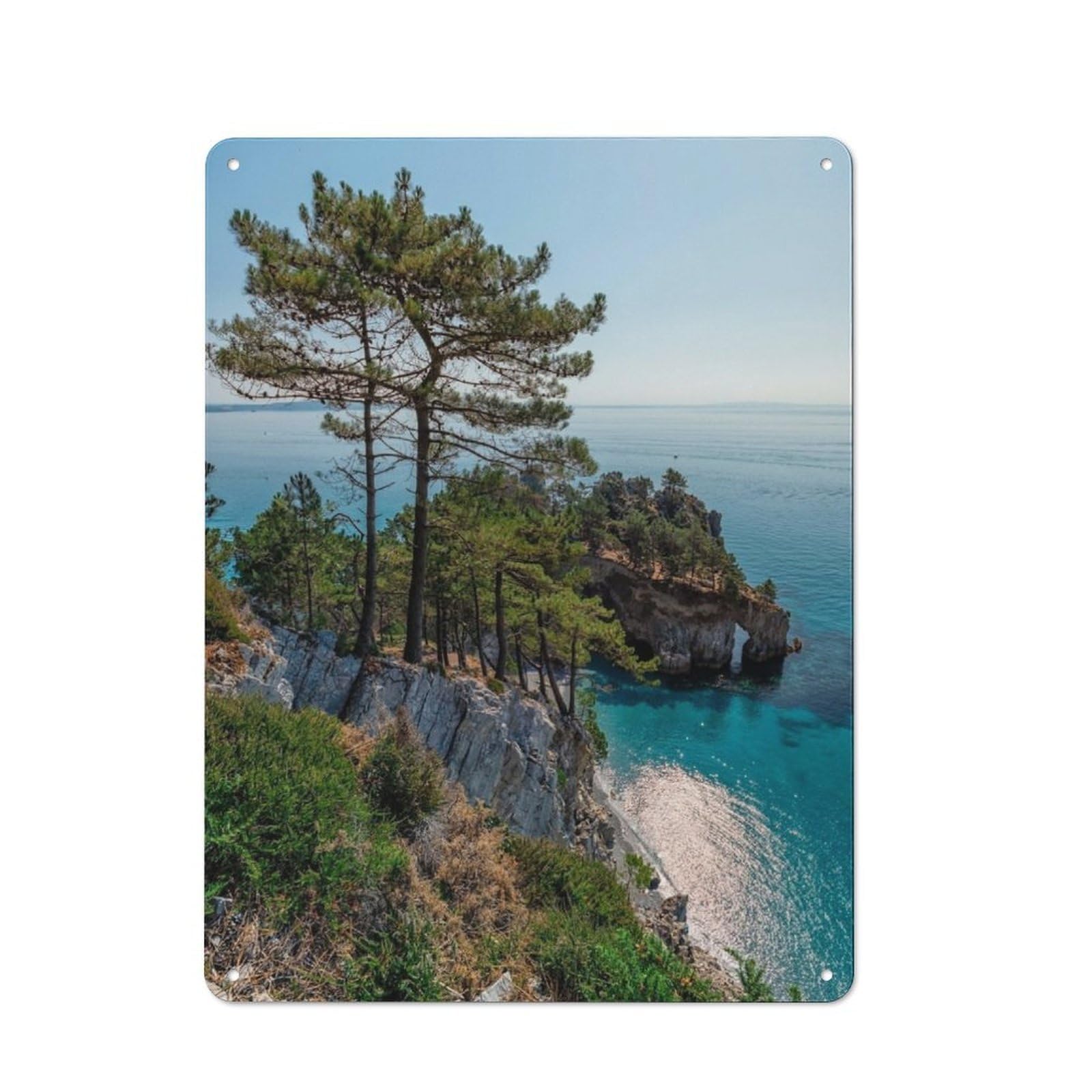 Junmoney Virgin Island Vintage Tin Sign 40X30cm For Pub Or Café, For Everyday Room Decor With A Vintage Look