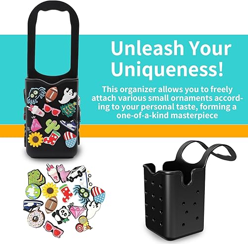 Miniatura 2 de Portavasos de silicona para cochecito, decorativo, almacenamiento versátil, se adapta a sillas de ruedas, equipaje, organizador de cocina de gran