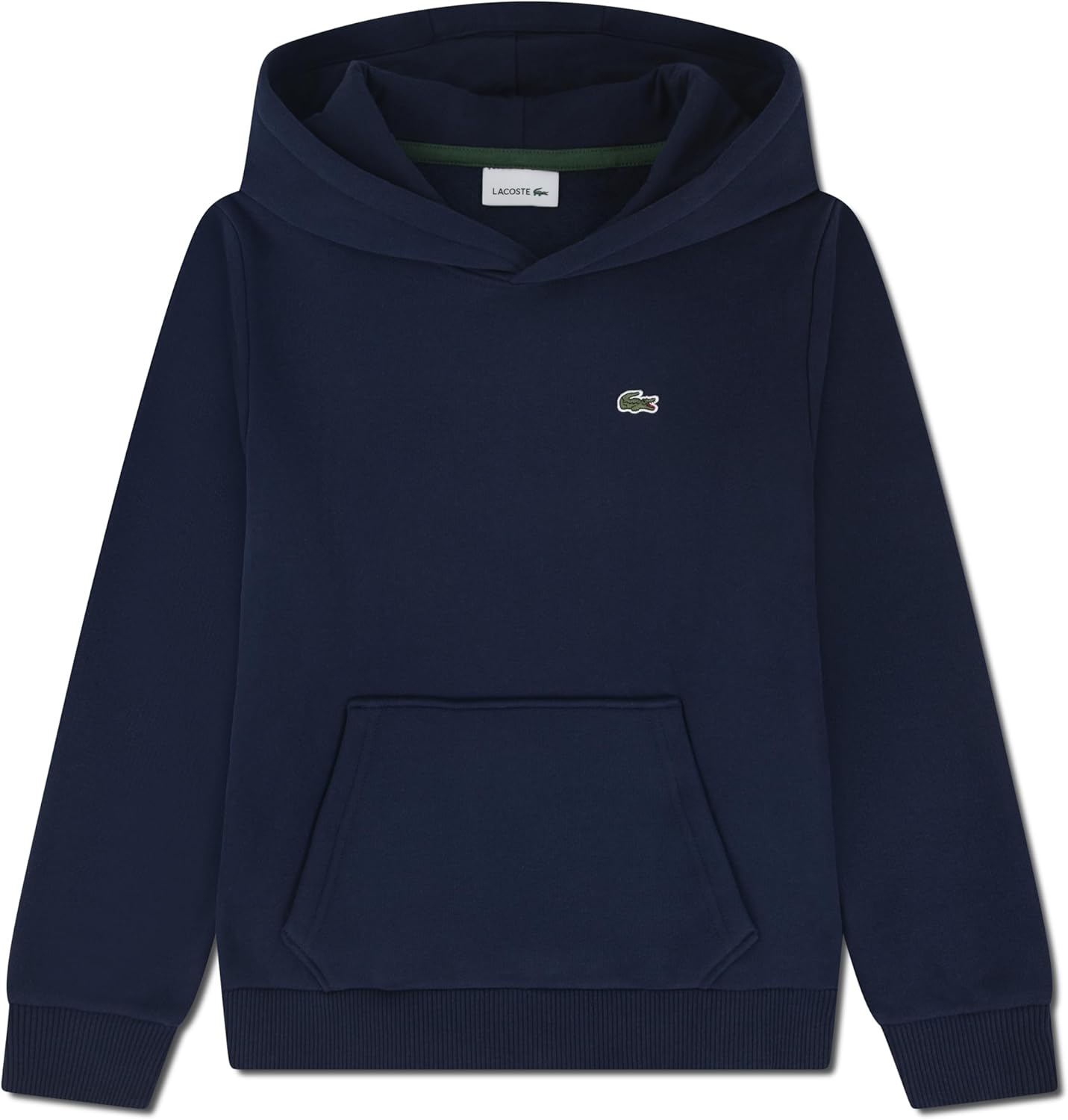 Lacoste boys Core Fleece Pullover Hoodie