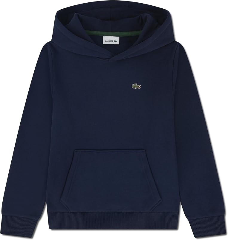 Lacoste Kids' Core Fleece Pullover Hoodie