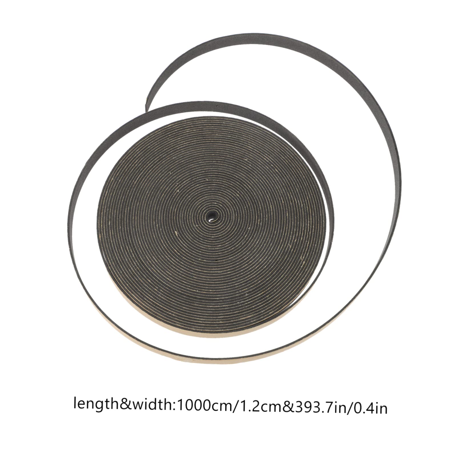 CIMAXIC 2 Rolls Speaker Sealing Tape Foam Strip Easy Peel Adhesive Seal Gasket Small Compact for Car Audio