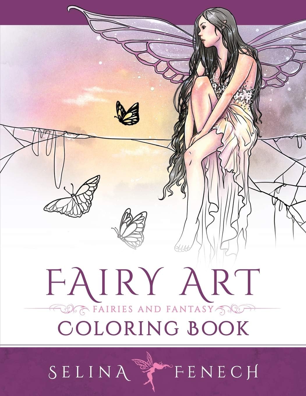 Fairy Art Coloring Book (Fantasy Coloring by Selina)