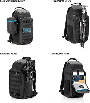 Tenba Axis v2 16L Camera Backpack for DSLR and Mirrorless cameras and lenses plus an 11-inch Tablet Black (637-752)