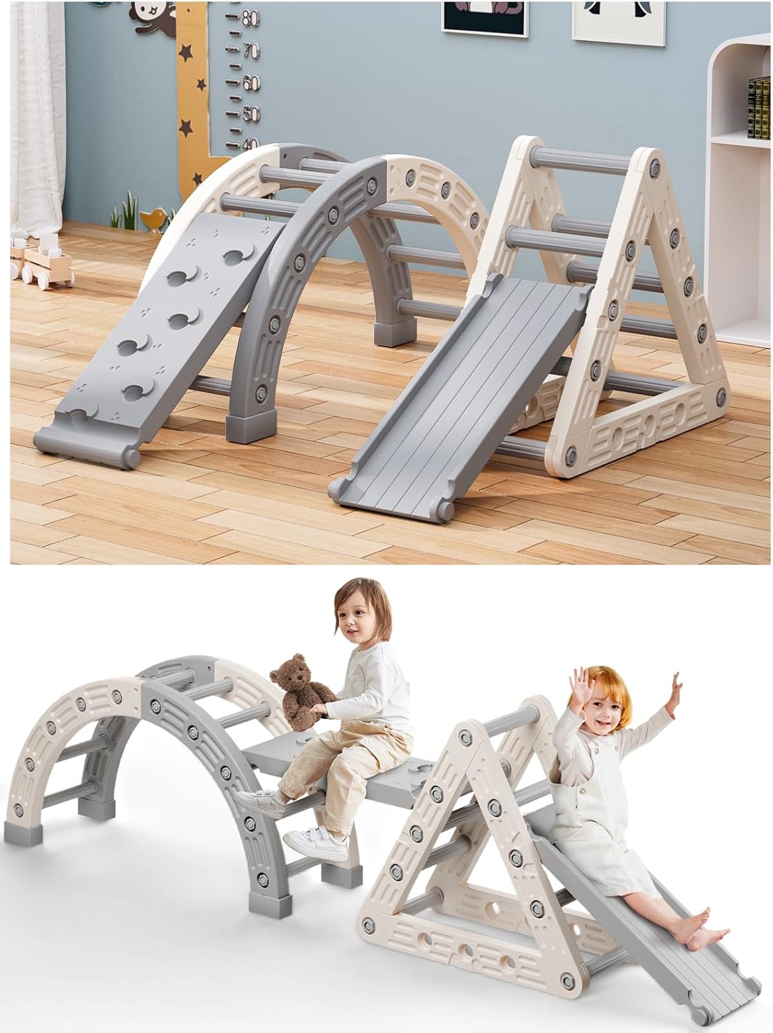 VBABY Pikler Triangle Set 9 in 1