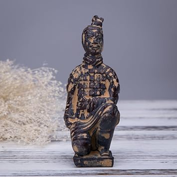 Antique Reproduction Qin Dynasty Terra Cotta Warrior Collectible Statuette Small 5"