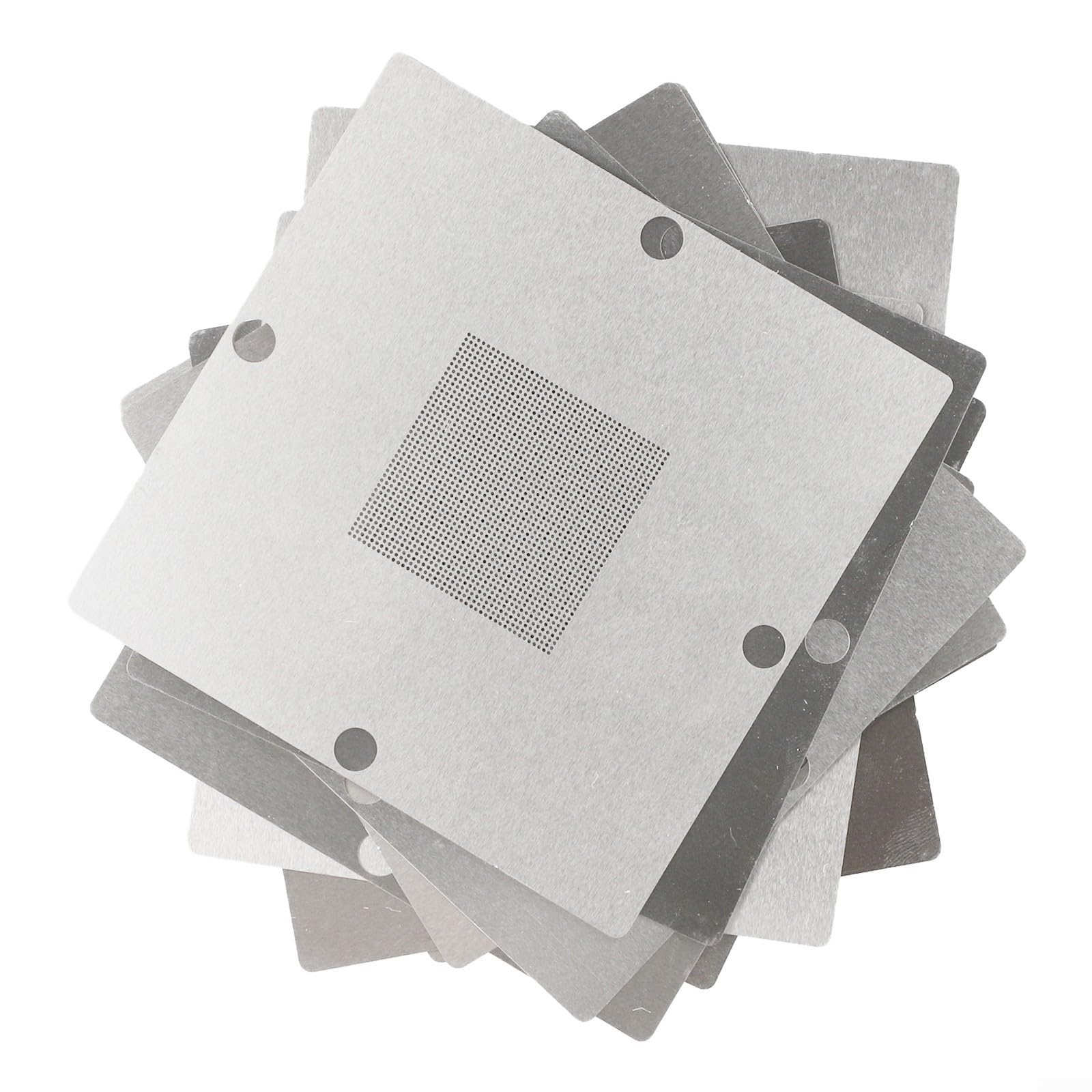 Plantillas para bga 0.3-0.76mm para acero Inoxidable 304 Plantillas(BGA jig + 10pcs stencils)