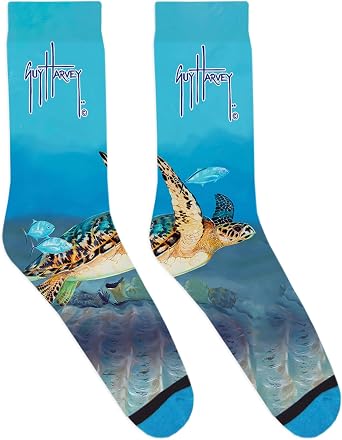 DivvyUp Socks - Guy Harvey Collection Turtle Solo
