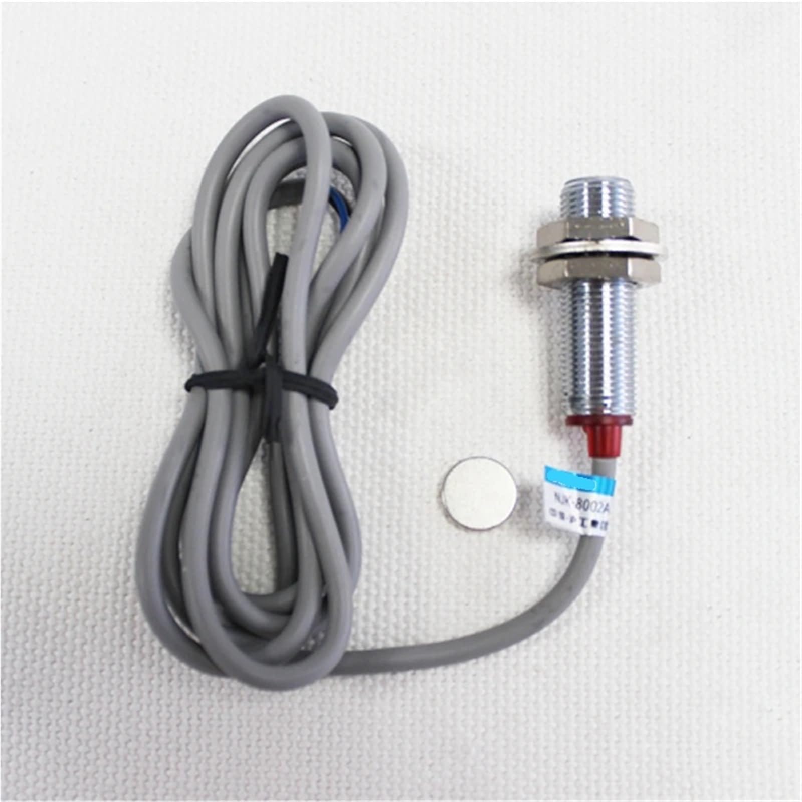 Interruptor de proximidad inductivo magnético NJK-8002A/B/AB/C/D/CD, sensor magnético Hall M12, distancia de 8 mm, PNP, NPN, NA, NC.(NJK-8002D NPN NC)