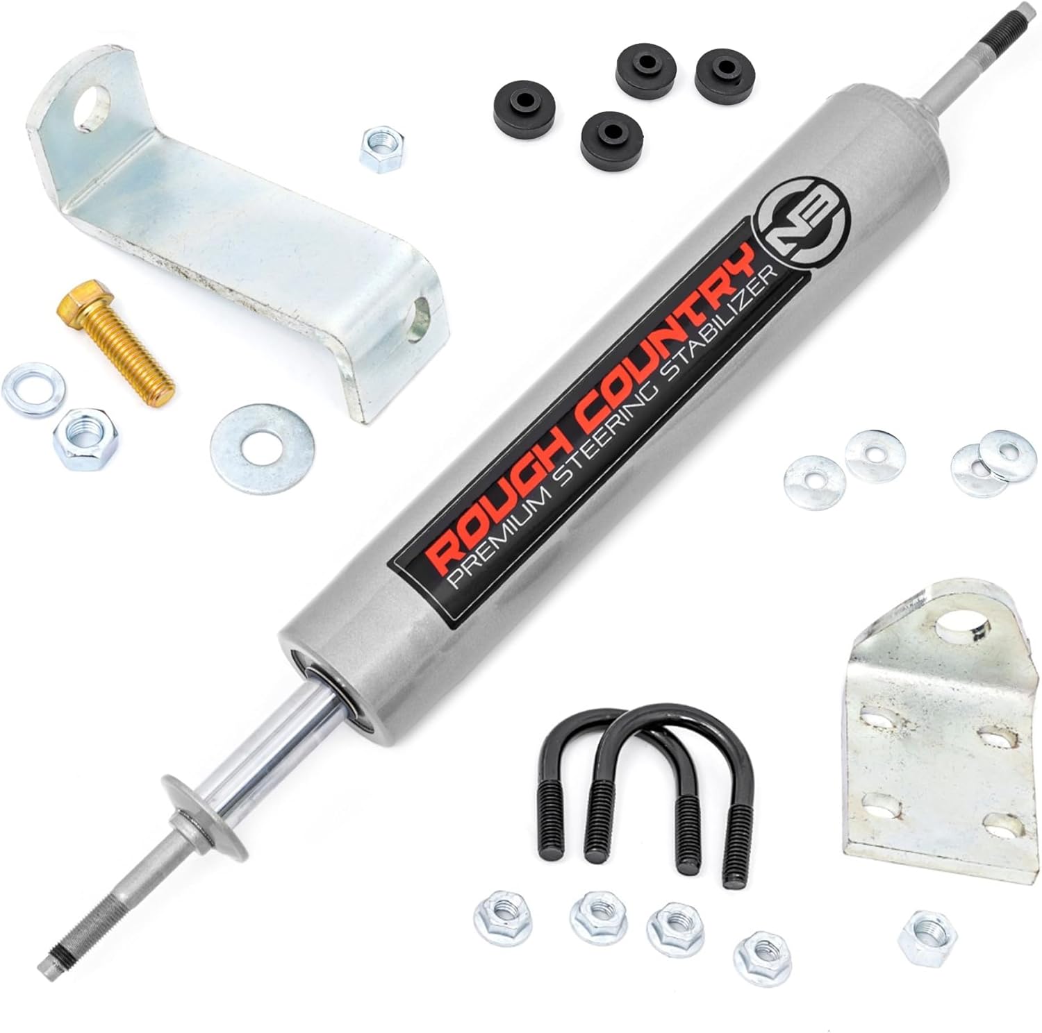Rough Country N3 Steering Stabilizer for 1969-1987 Chevy C10/K10 2WD - 8738530