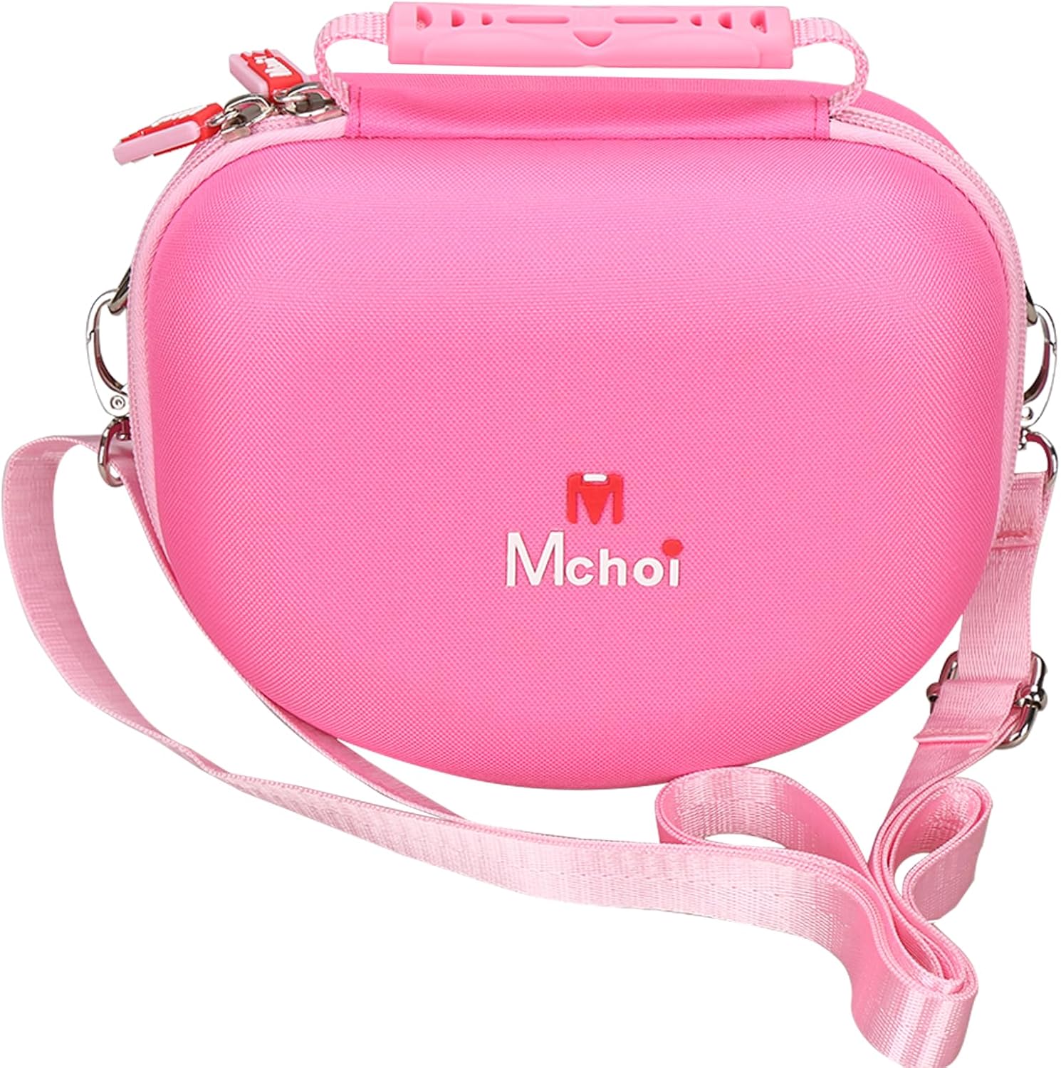 Mchoi Hard Case Suitable for Riwbox CT-7 Pink/for Jack CT-7S Cat Green 3.5mm/ for iClever IC-HS01 Bluetooth Wireless Over-Ear Headphones Headset for Kids Travel Protective Case, Pink Case Only - Image 6