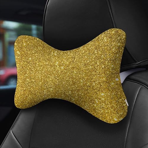 Miniatura 6 de Almohada para reposacabezas para asiento de automóvil, 2 piezas de espuma viscoelástica para aliviar el dolor de cuello, compatible con hermoso