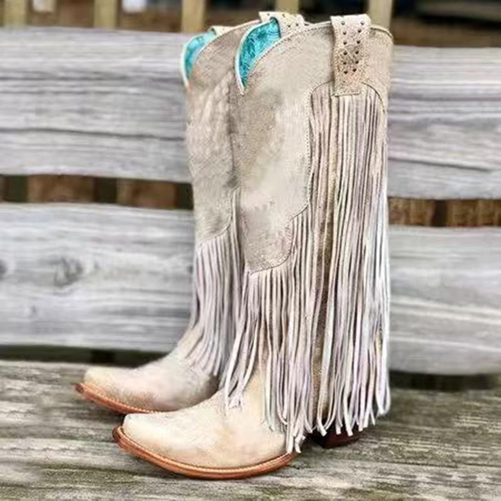 Stivali Gomma Donna Eleganti Lunghi con Cerniera Laterale E Lacci con Motivo Stampato Impermeabili Stivali di Wellington Generisch Stivaletti da Lunghi Cerniera Leggero Antiscivolo Scarpe