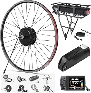 BAFANG 48V 500W/750W Rear Hub Motor Kit 20"/26"/27.5"/700C Rear Wheel Electric Bike Conversion kit Ebike Conversion Kit with Optional Battery&Display