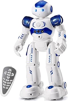 KingsDragon RC Robot Toys for Kids, Gesture & Sensing Programmable Remote Control Smart Robot for Age 3 4 5 6 7 8 Year Old Boys Girls Birthday Gift Present