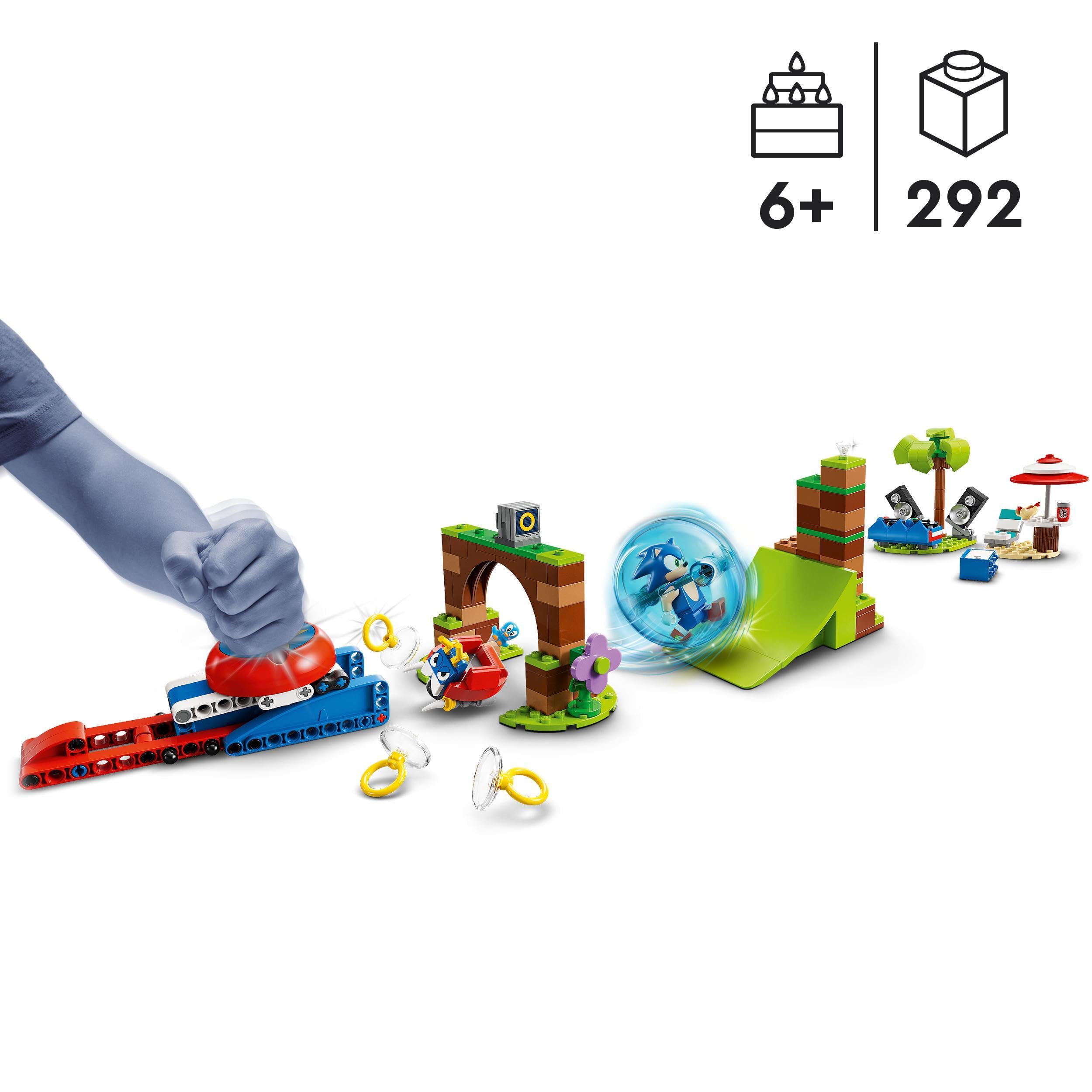 LEGO Sonic the Hedgehog Sfida della Sfera di Velocità di Sonic, Costruzioni Giocattolo con 3 Personaggi e la Figura di Moto Bug Badnik, Giochi per Bambini, Bambine, Ragazzi e Ragazze da 6 Anni 76990