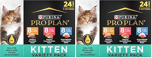 Purina Pro Plan High Protein Wet Kitten Food Variety Pack,
