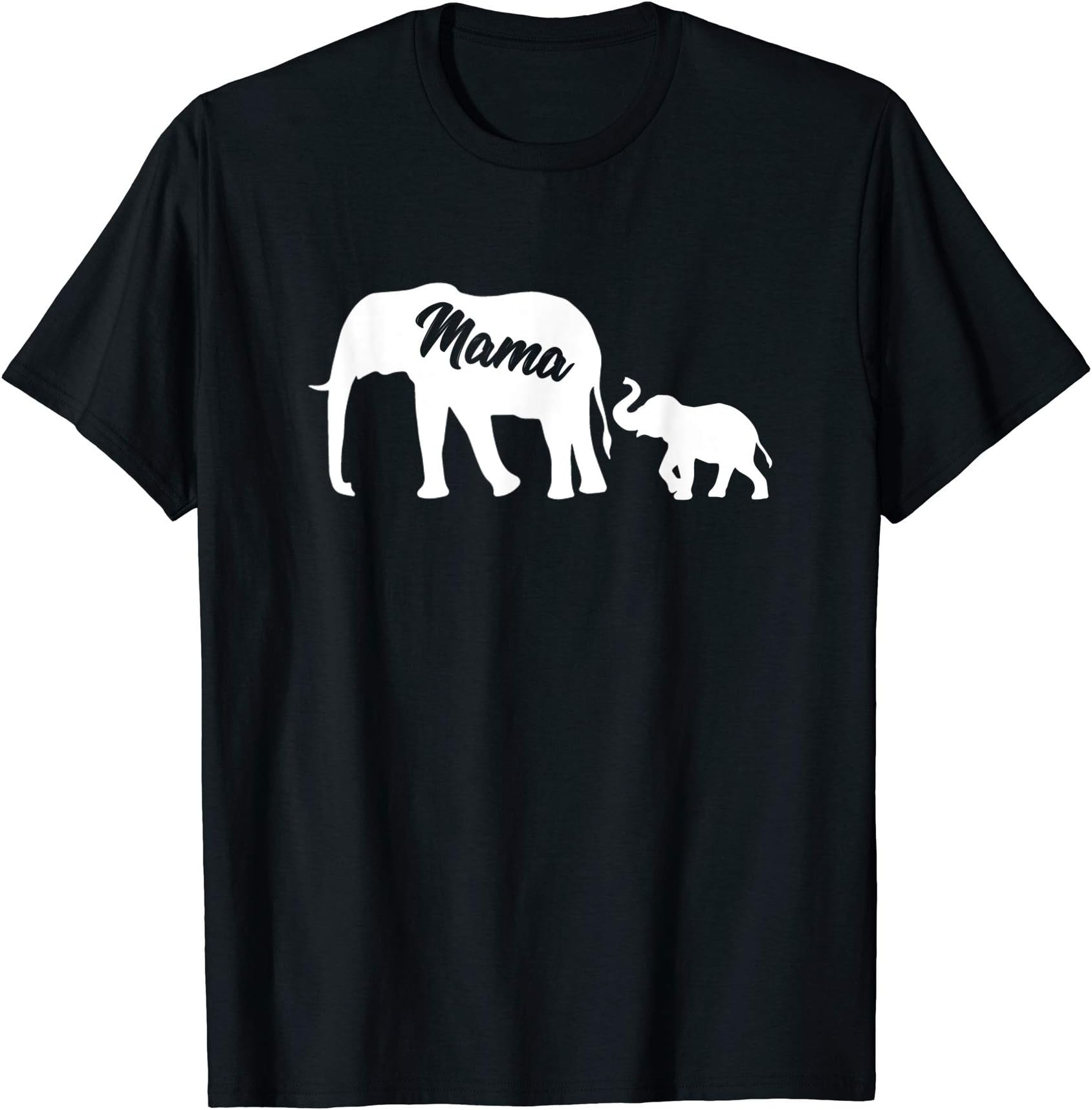 Elephant Mama With Baby Mother's Day Mom ShirtsElephant Mama With Baby Mother's Day Mom Gift T-Shirt