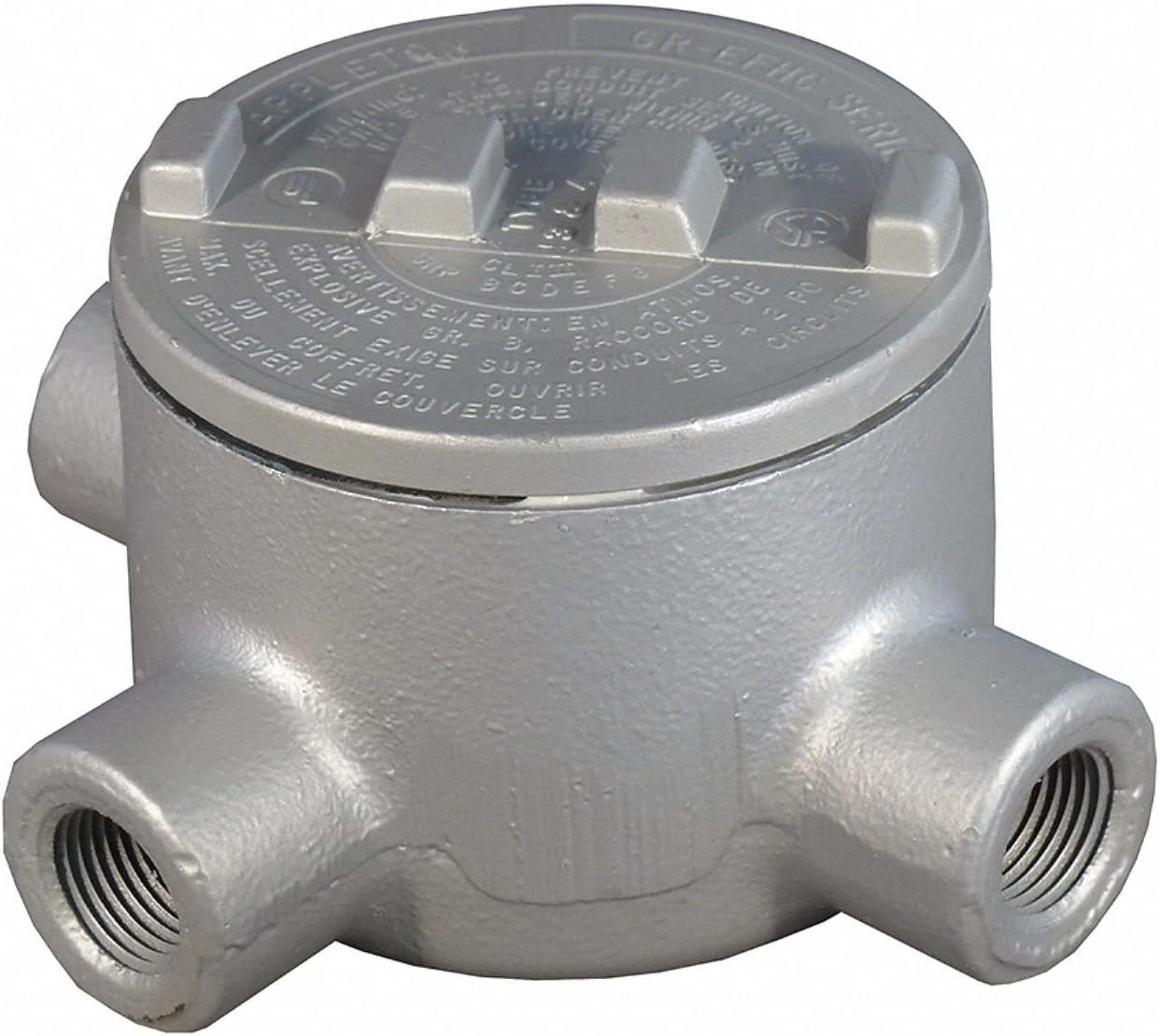 Conduit Outlet Body, Iron, T, 3/4 In.