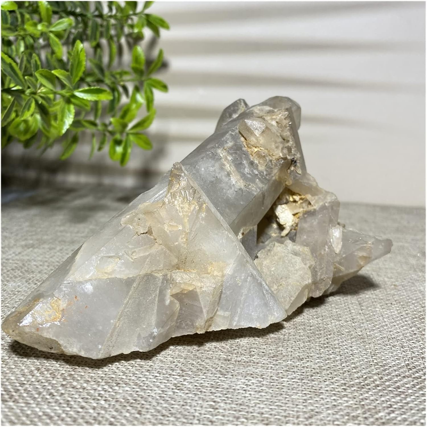 天然水晶の原石 宝石とクリスタル 500-600g 天然石とクリスタル標本、クラスターミネラルポイント治療風水ギフト装飾品 家の装飾