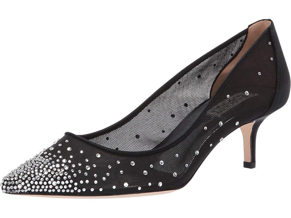 

Badgley Mischka Felicity (Black Satin/Mesh) Women's Shoes