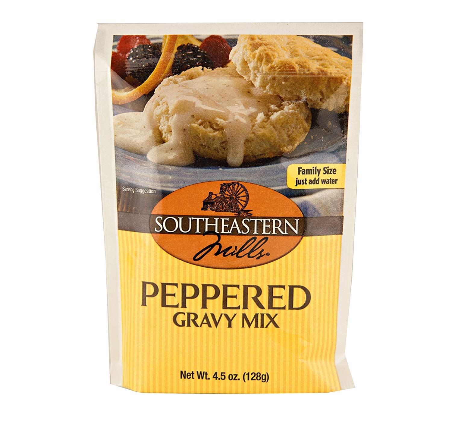 Southeastern Mills Old-Fashioned Peppered Gravy Mix, 4.5 oz. Package