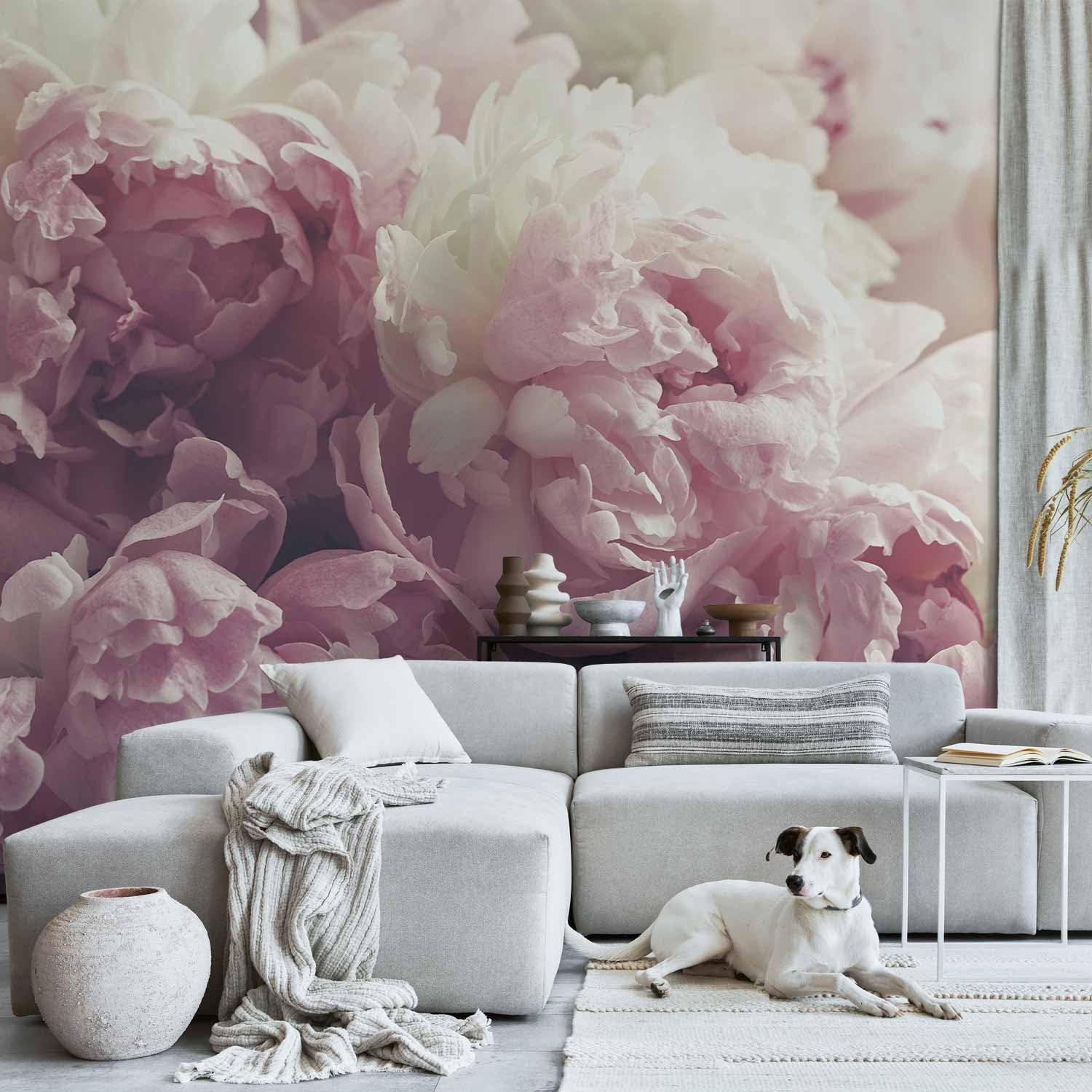 Murando - Papier Peint Panoramique Moderne 400x280 Cm - Revêtement Mural Décoration Pour Chambre Salon - Design Moderne - Beige Vert Marron Gris - Nature Paysage Rivière L'eau Cascade 10110903-43