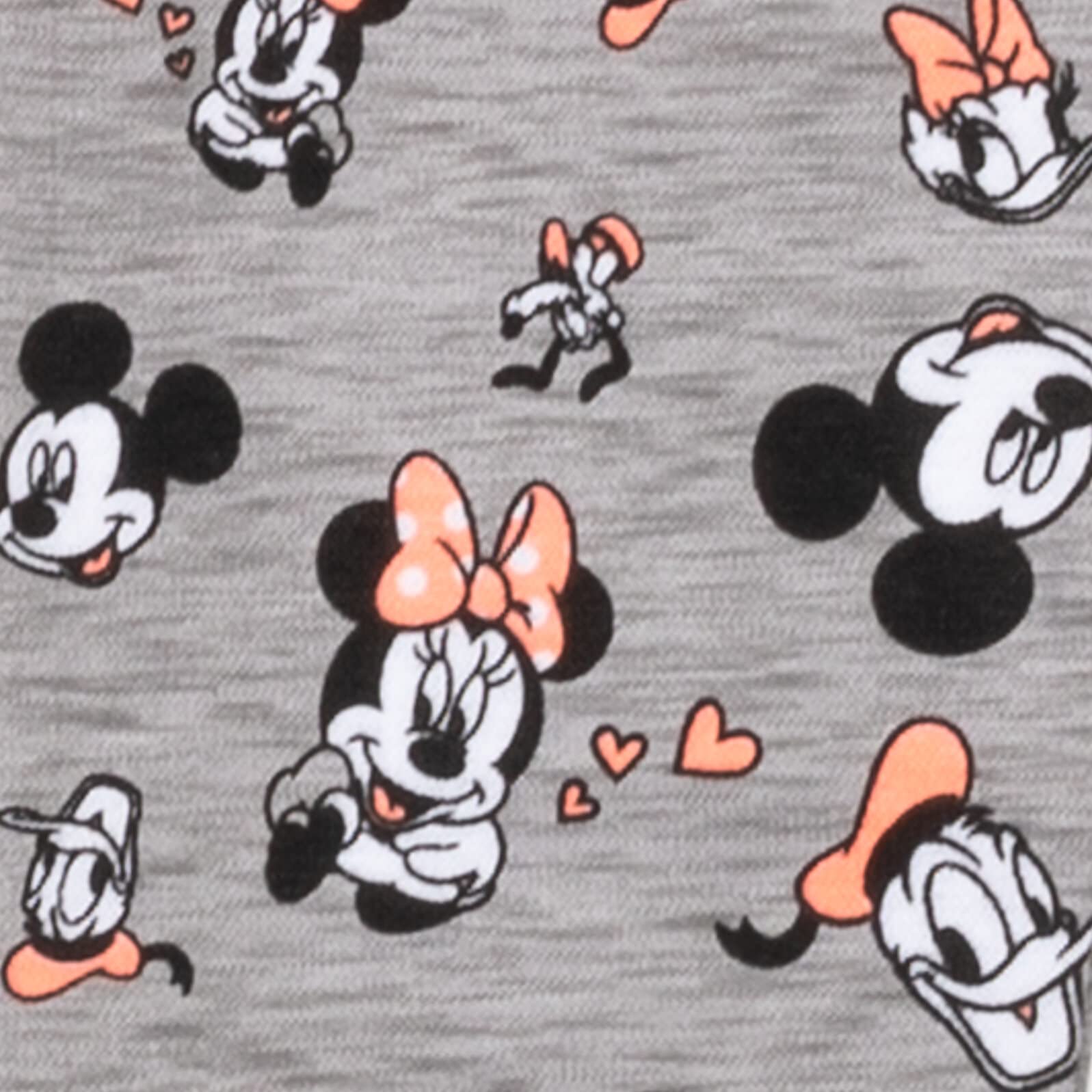 Disney Bluza polarowa z Myszką Minnie, skrzyżowana bluza z kapturem i legginsy, zestaw dla niemowląt i dużych dzieci (12 miesięcy - 14-16)