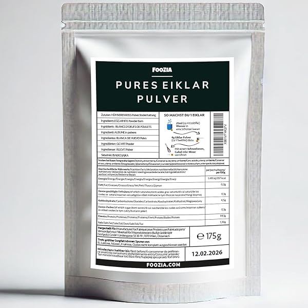 Foozia Pure Egg White Powder 175g