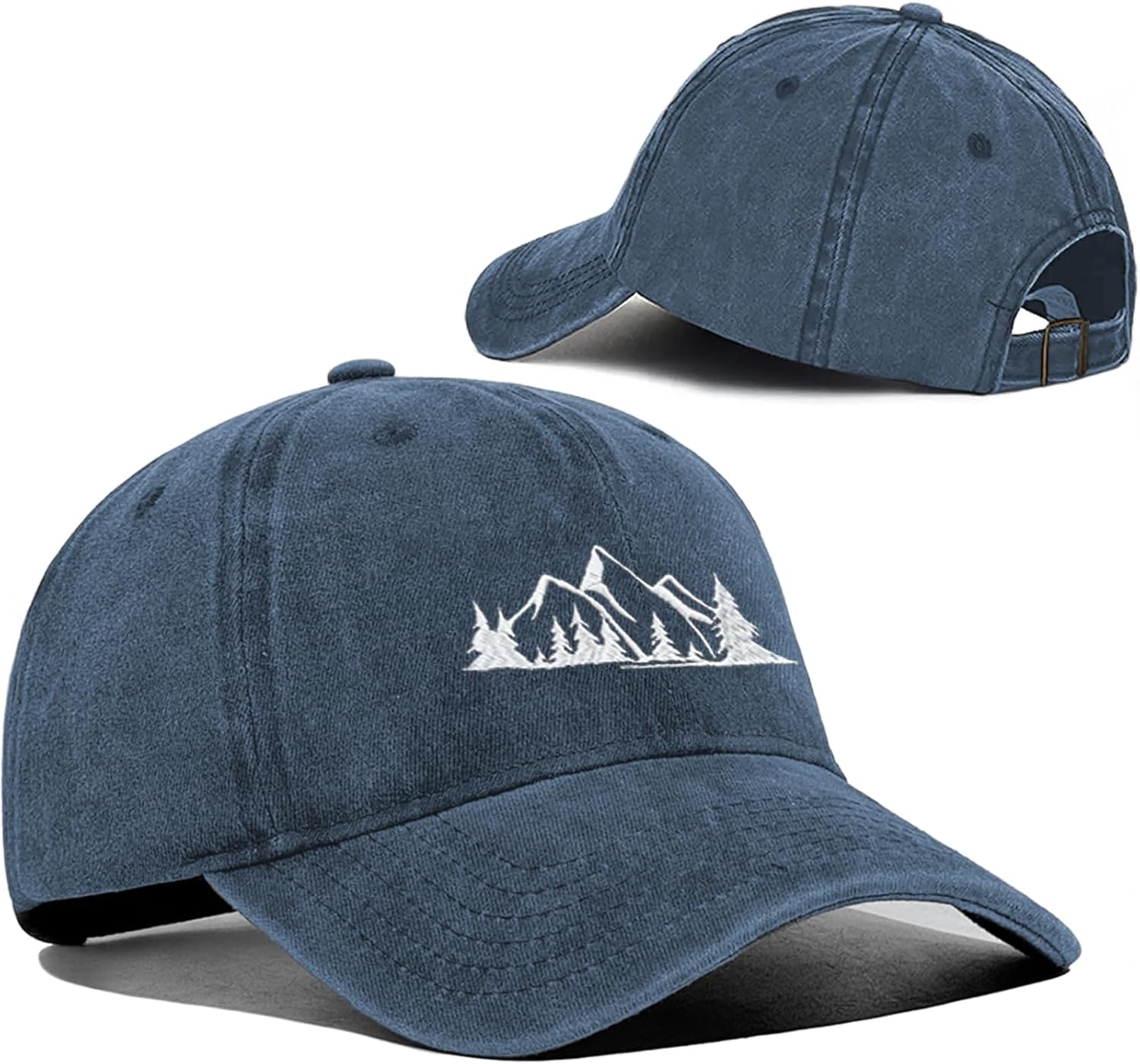 Tomalillin Mountain Trees Hat for Men Women - Image 3