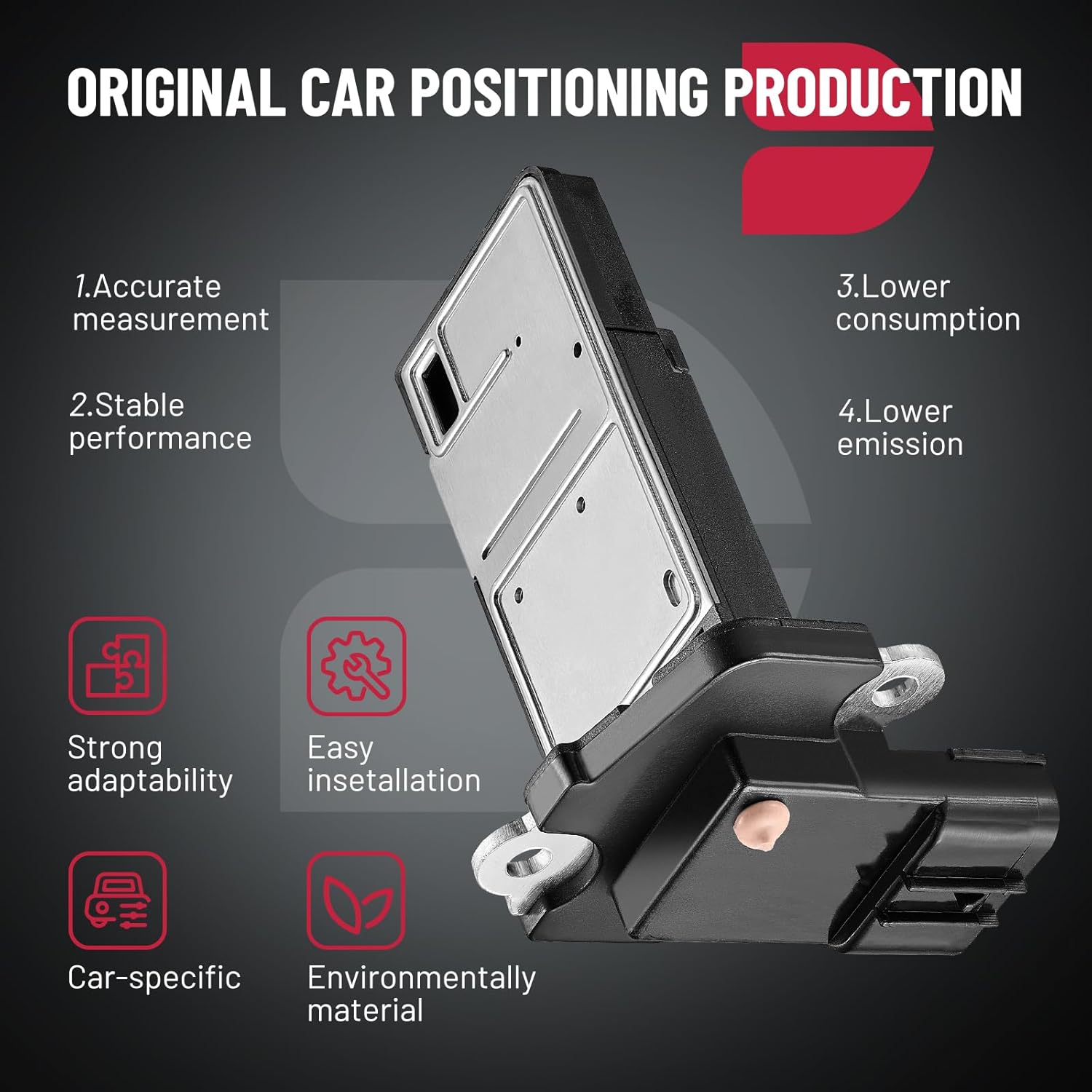 BDFHYK Mass Air Flow Sensor Meter MAF MAF0033,AFH70M-41B Compatible with Honda Pilot 2009-2021, Compatible with Acura TLX 2015-2020, Ridgeline 2017-2021, ZDX 2010-2013, HR-V, Accord, RDX