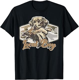 Local Boy Hunting Dog Camo Southern Country Pride Vintage T-Shirt