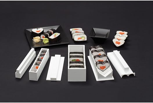 Helen's Asian Kitchen Sushi Making Kit, 5-Piece Set, BPA Free