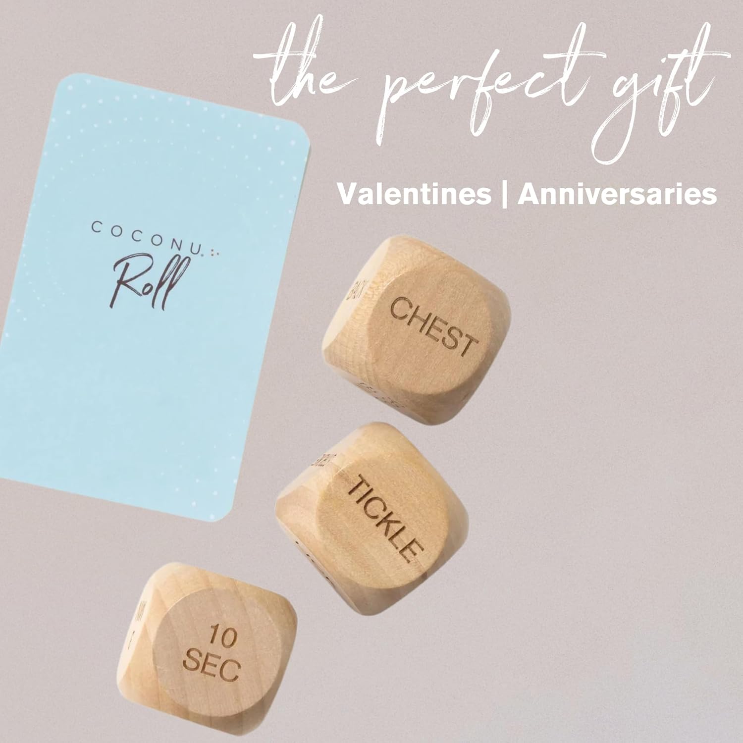 COCONU Conversation Dice Game | Fun Relationship & Icebreaker Set for Two | Travel-Friendly Game & Gift for Special Occasions