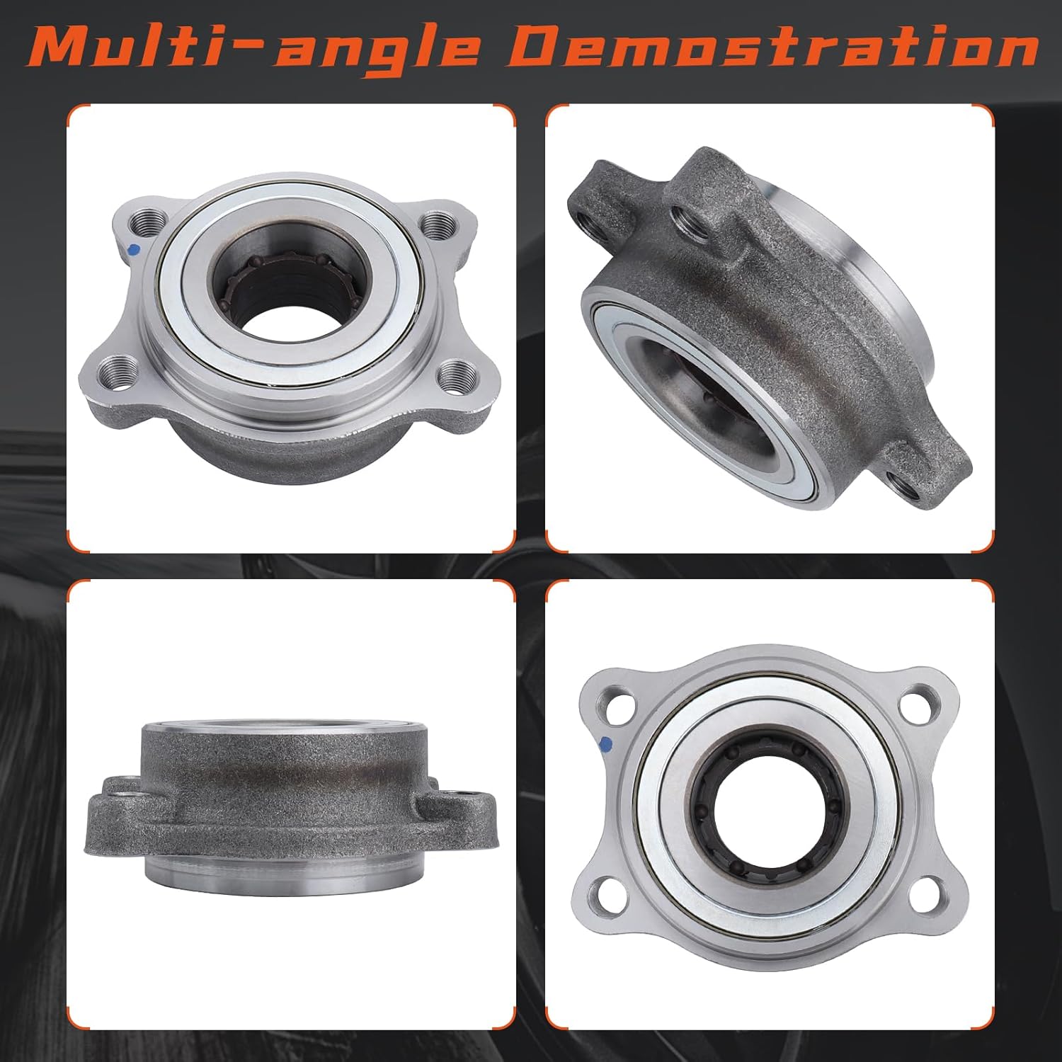 DRIVESTAR 512346 Rear Wheel Hub & Bearing for Nissan 350Z 2003-2009/2003-2007 Infiniti G35(Pair)