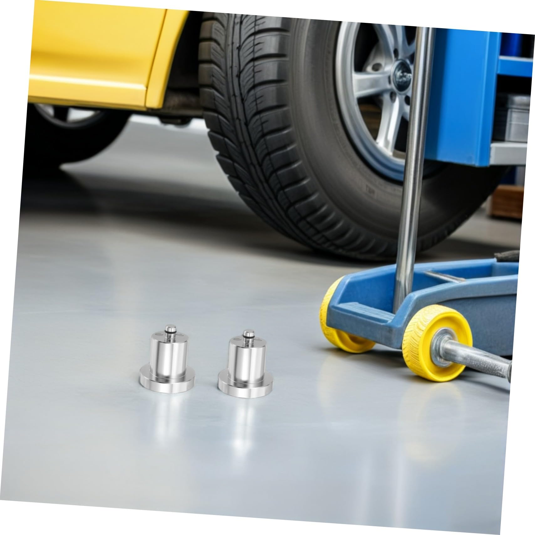 TOPBATHY 4stücke Wagenheberaufnahmeadapter Aus Aluminium Für Rangierwagenheber Hydraulikwagenheber Und Lkw Ersatz-wagenheberaufnahme Für Pkw Und Achsvermessungsaufnahme