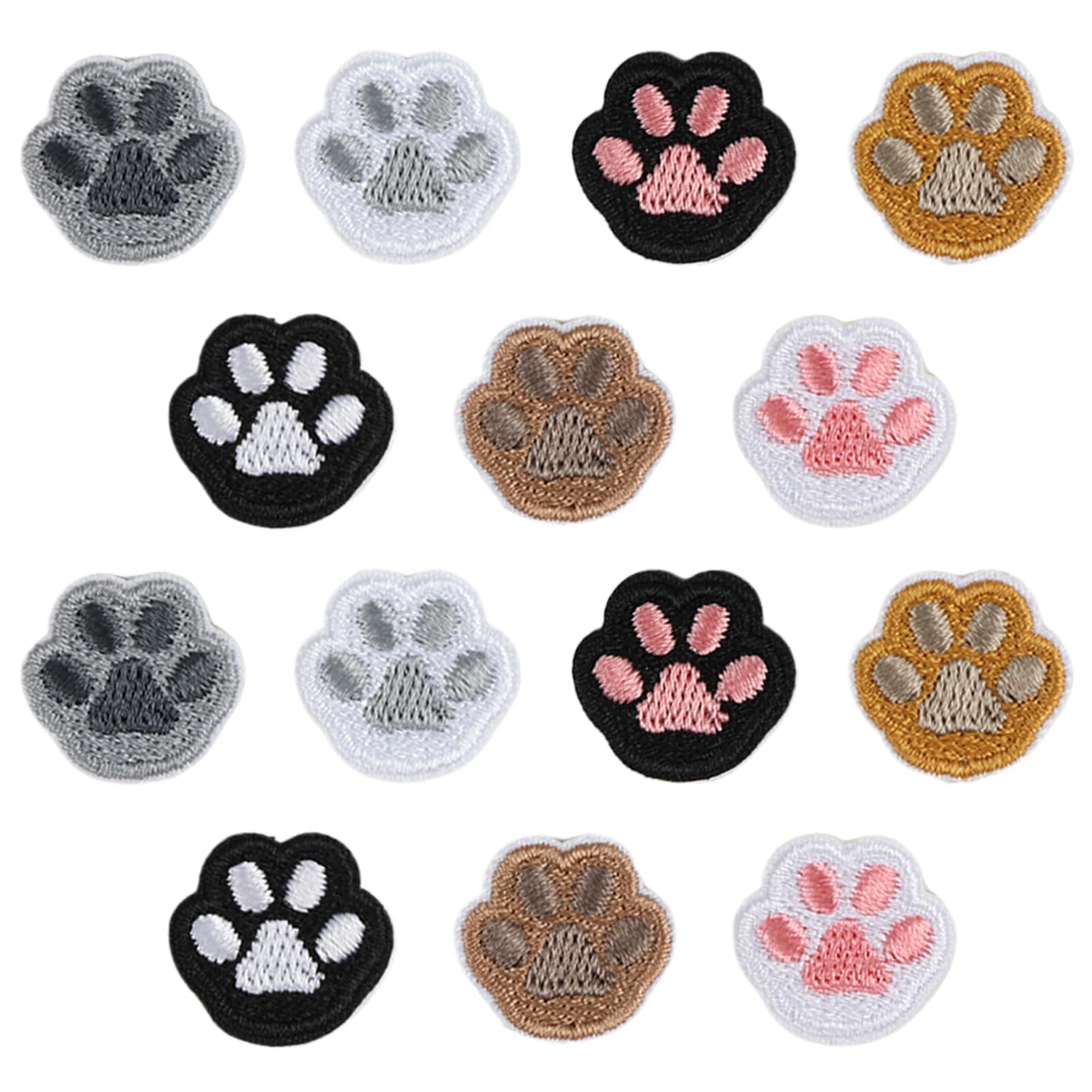 21 stuks geborduurde dierenpatches om op te strijken