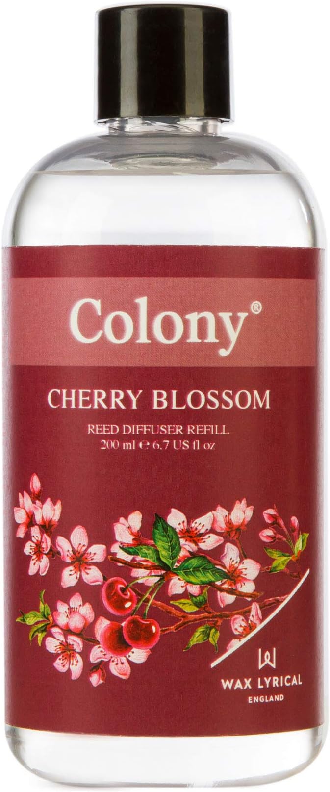 WAX LYRICAL 200ml Reed Diffuser Refill, Cherry Blossom