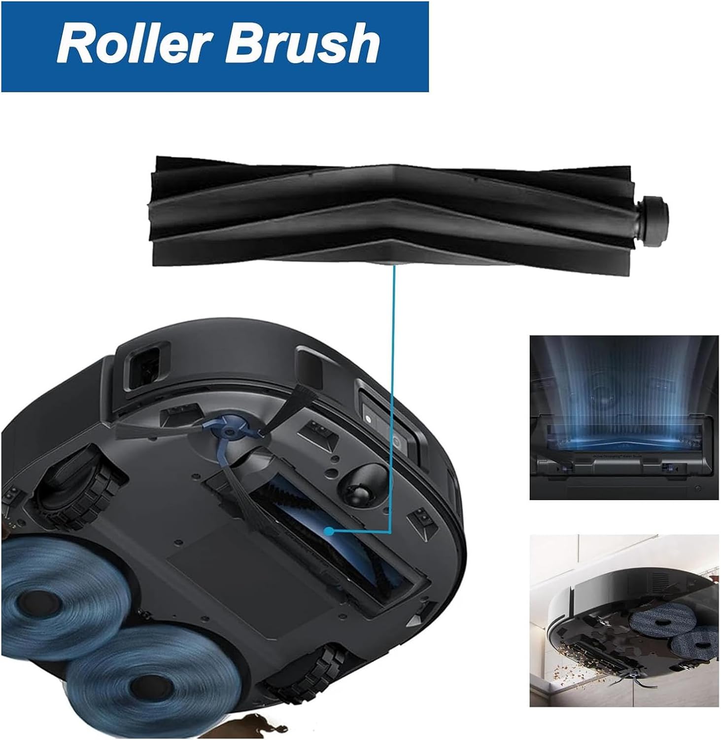 Accessories Kit for Eufy X9 Pro：11 Pack Replacement Parts Main Brush Filter Mop Pad Side Brush Spare Attachments